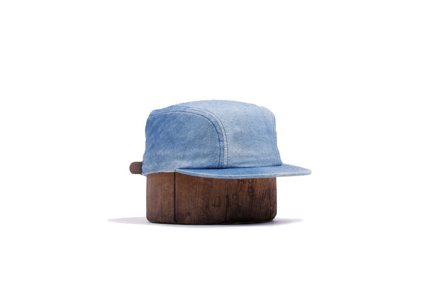 Indigo Dyed Raw Silk Ball Cap